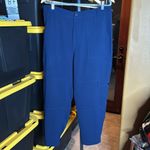 Trina Turk Navy Blue Barrier Islands Cargo Jogger Ankle Pants Size 10 Photo 2