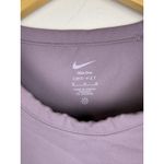 Nike One Dri-Fit Women’s Short Sleeve Cropped Top Size M Purple Brown Photo 1