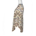 Mixit Crochet Brown & Cream Poncho Boho Knit Photo 6