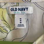 Old Navy Yellow and Cream Floral Top Photo 1