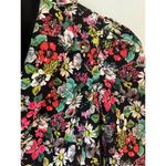 Nanette Lepore  0 floral zip front blazer jacket Photo 2