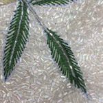 Beautiful Vintage beaded handbag purse red flower Photo 3