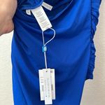 Bleu Rod Beattie Bleu By Rod Beattie Shirred Halter One Piece Swimsuit In Cobalt Size 14 Photo 9
