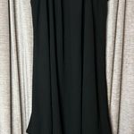 One Clothing  Black High Neck Trapeze Fit Flowy Mini Dress Size Medium Photo 3