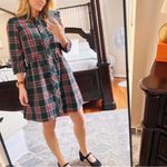 Tuckernuck  | NEW Festive Plaid Tartan Royal Shirt Mini Dress Size XL Photo 1