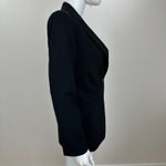 J.Crew Sommerset Blazer Jacket Italian Stretch Wool Black Oversized US 0 NWT Photo 8