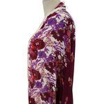 Free People  Bali‎ Wrapped In Blooms Shawl Kimono Wrap Berry Combo One Size Photo 6