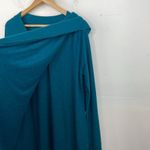 Soft Surroundings  Teal Madeline Tunic light sweater long sleeve size Small Photo 3