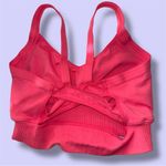 Lululemon NWOT  Long Line Energy Sports Bra Strappy Back — Size Large — Red/Pink Photo 0
