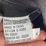 Newport News  leather jacket blazer peplum pockets dark academia rocker size 4 Photo 2