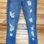 Hollister  super skinny ripped distressed Y2K size 3 w 26  jeans Photo 0