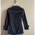 Joujou black military style flat collar jacket Black Size undefined Photo 2