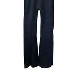 New OQQ Flare Bell Bottoms Bodycon Long Sleeve Black Ribbed Jumpsuit Size XL Photo 3