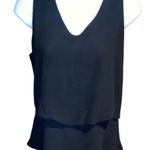 Love Tree Black Sleeveless Blouse Size Medium (Look At The Back Details) Photo 0