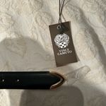 Vince Camuto  Black Belt with Gold Accents Photo 3