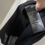 Karen Millen Black bodice Sleeveless cocktail asymmetric drape dress size US 8 Photo 2