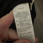 Madewell  Seersucker Button-Shoulder Short Sleeve Top in Black Size XXS‎ Photo 3