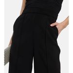 SIMKHAI Gala Plisse Cut Out Jumpsuit in Black 2 Small New Womens Outfit Photo 12