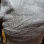 Happily Grey Ribbed long sleeve scoop neck beige/tan crop top size xl Tan Photo 4