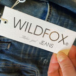 Wildfox Paint Splatter Distressed Baggy Crop Jeans in Da Vinci wash, NWT Photo 7