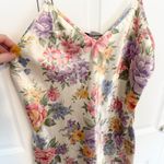 Vintage 90’s Laura Tyler at home Floral Satin Slip Dress MEDIUM Pink Photo 1