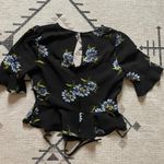 ASTR A Cropped 3/4 Sleeve Shirt  Photo 2