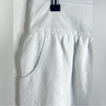Stooshy White Lined Eyelet Lace Pocket Skirt Size Large Photo 2