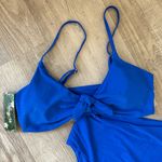 Blooming Jelly  Women’s S / M Blue Bikini Swim Suit Set New NWT Photo 2
