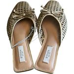 Steve Madden Steven Madden Gold Woven Women's Shoes Sz 8 Photo 0