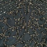 Pisarro Nights Beaded Mesh Column Gown Dark Navy 6 NWOT Photo 15