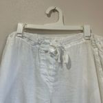 CP Shades Hampton Linen Pants White Coastal Minimal NWT Womens L Photo 6