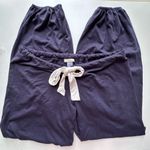 Eberjay Eberjey Heather Cropped Pant Blue Deep Sea Size Small Photo 1