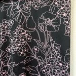 Love Me Kiss Me Vintage Y2K Stetchy Pink Floral Mini Skirt Medium Black Photo 2