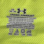 Under Armour Bright Neon Athletic Sporty Logo Cross Strap Sports Bra Sz L Photo 2