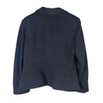 Ann Taylor  Herringbone Single-Breasted Blazer Womens 16 Gray Corpcore Minimalist Photo 4