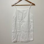 Reformation  Kienna Linen Mini Dress Size XS White Short Beach Bride Cami Photo 4