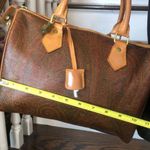 ETRO MILANO Red Paisley Speedy 20 Small Boston Travel Tote Bag Lock and 2 Keys Size 27 Photo 12