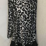Rachel Zoe Black/White Animal Print Dress Tunic 2 Long Sleeve Mobwife Dopamine Photo 0