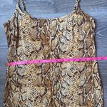 Reformation  Vivette Snakeskin Mini Dress Medium Photo 11