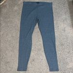 Eileen Fisher  Cozy Stretch‎ Rib Leggings Gray XL Photo 2