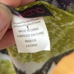 Echo Silk Cotton Wool Orange, Purple, Green Tribal Boho Mosaic Scarf Wrap Orange Photo 4