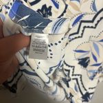 Ann Taylor  Blue and White Patterned Blouse Photo 3