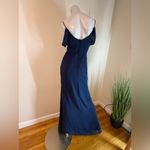 Celebrate DB Studio Off The Shoulder MOB Prom Homecoming Navy Blue Size 2 NWT Photo 4