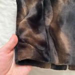 Vintage Brown faux fur zip Photo 3