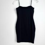 Showpo Black Spaghetti Strap Dress LBD Size 2 Photo 5