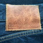 ZARA The New Daddy Full Length Raw Hem High Rise Dark Wash Jean Size 4 NEW Photo 8