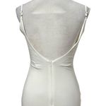 La Femme Formal Maxi Dress Mermaid Style Backless Sleeveless White W US 4 NWOT Photo 5