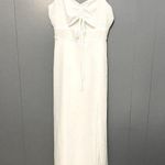 Lulus NWOT The Way to Love White Ruffled Cutout Summer Bridal Maxi Dress S Photo 2