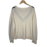 Spartina 449 Cream V Neck Pullover Stripe Cashmere Blend Sweater Women Size XXL Photo 5