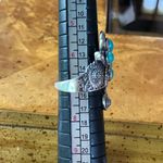 Sierra Nevada Turquoise Sterling Silver Butterfly Sunflower Ring Size 7 Blue Photo 7